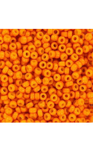 Miyuki rocailles Perlen 11/0 - Duracoat opaque kumquat 11-4454